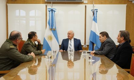 LA CORTE RECIBIÓ AUTORIDADES DE GENDARMERÍA NACIONAL Y DEL EJÉRCITO ARGENTINO